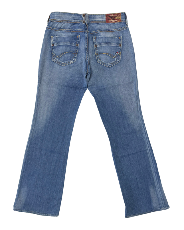 Hilfiger Denim Mid Wash Bootcut Blue Jeans - M | Waist: 30"