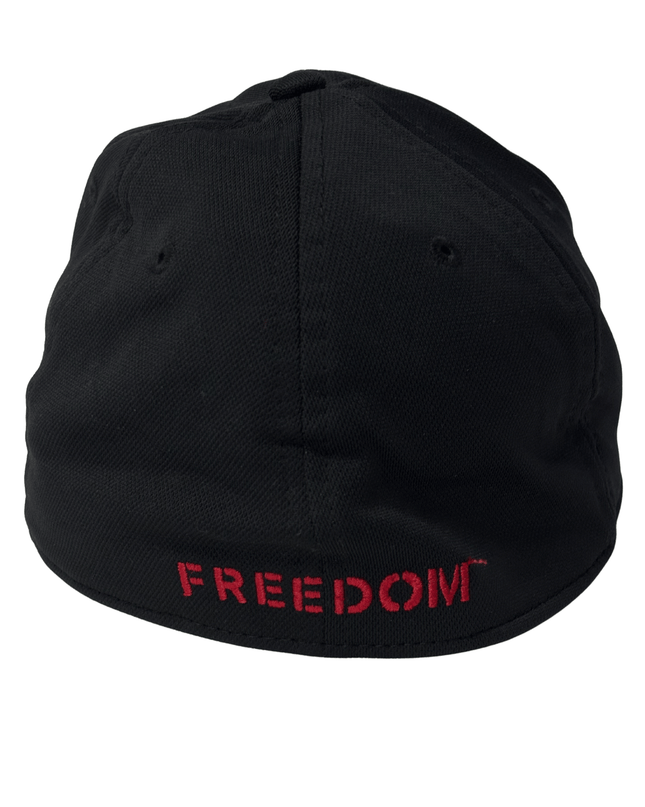 Under Armour Black “Freedom” Embroidered USA Flag Logo Cap