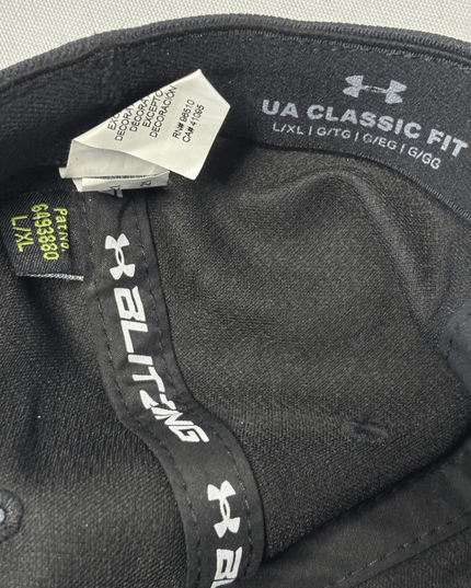 Under Armour Black “Freedom” Embroidered USA Flag Logo Cap