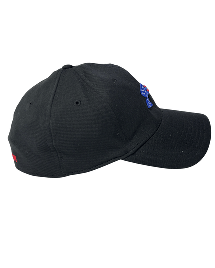 Under Armour Black “Freedom” Embroidered USA Flag Logo Cap