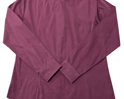 Calvin Klein Burgundy Slim Fit Dress Shirt