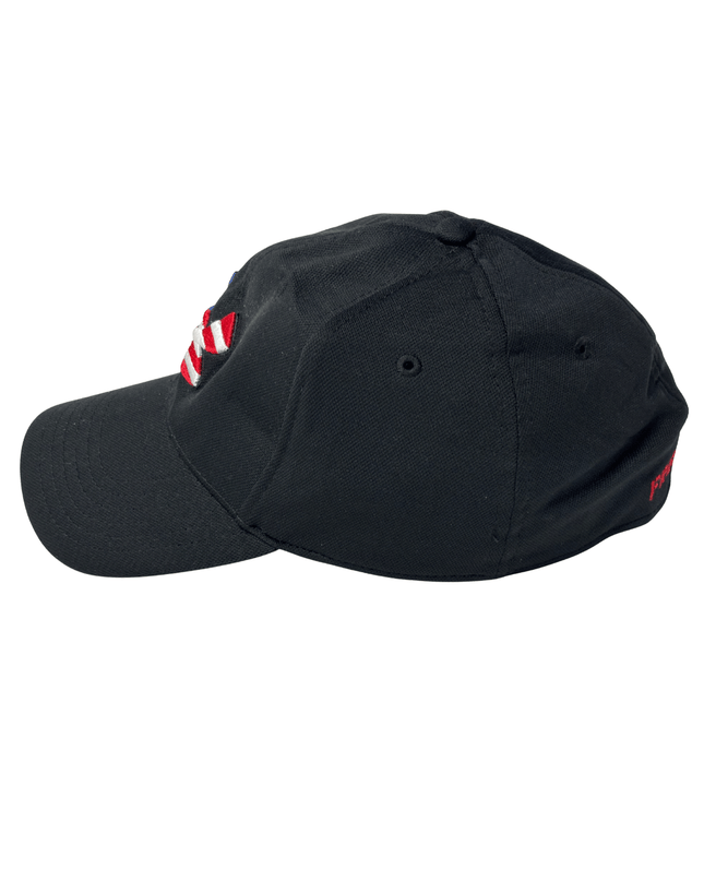 Under Armour Black “Freedom” Embroidered USA Flag Logo Cap