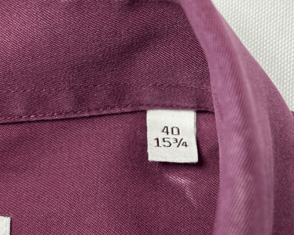Calvin Klein Burgundy Slim Fit Dress Shirt