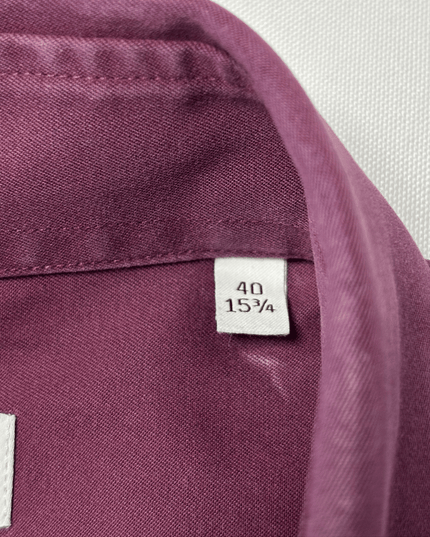 Calvin Klein Burgundy Slim Fit Dress Shirt