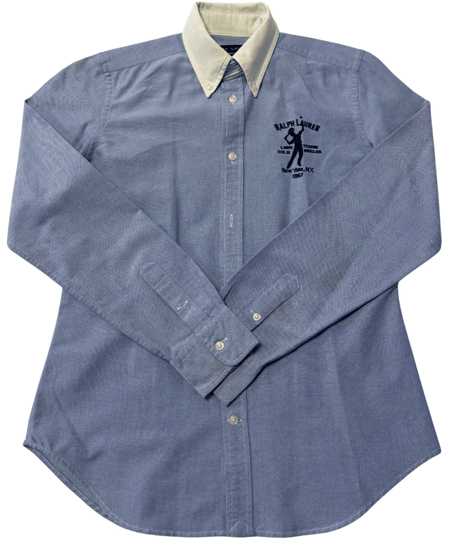 Ralph Lauren Lawn Tennis Singles New York 1967 Slim Fit Shirt