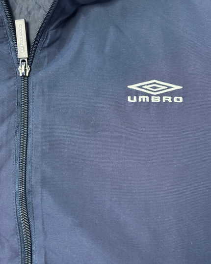 Vintage Umbro Navy Blue & Light Blue Track Jacket