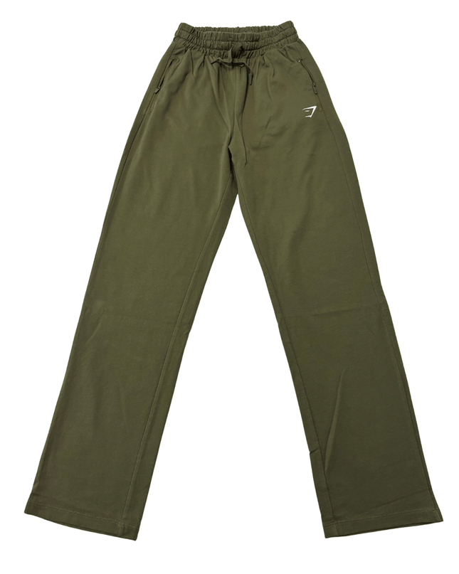 Gymshark Straight Leg Green Joggers