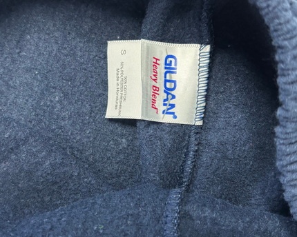 Gildan Heavy Blend Navy Blue Graphic Sweatpants - XS | Waist: 24"