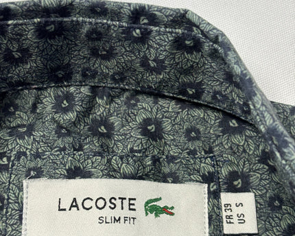 Lacoste Green Floral Slim Fit Shirt