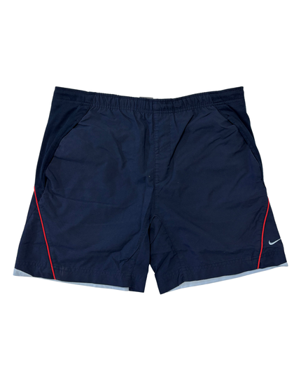 Nike Training Mesh-Lined Navy Blue Athletic Shorts- XS | Waist: 17.5"
