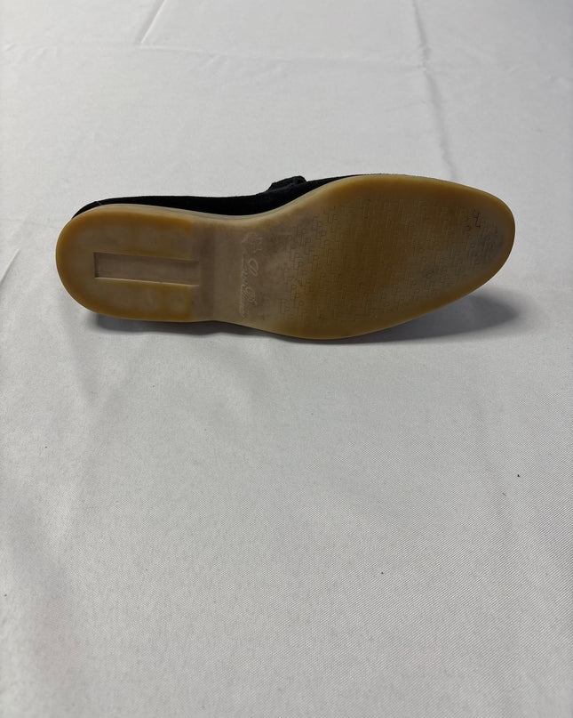 Loro Piana Black Summer Walk Charm Loafers