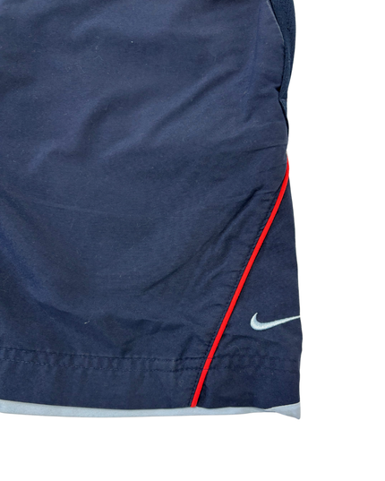 Nike Training Mesh-Lined Navy Blue Athletic Shorts- XS | Waist: 17.5"