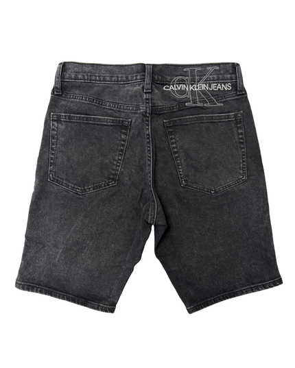 Calvin Klein Jeans Black Washed Denim Shorts - M | Waist: 30"
