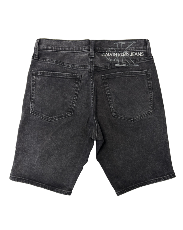 Calvin Klein Jeans Black Washed Denim Shorts - M | Waist: 30"
