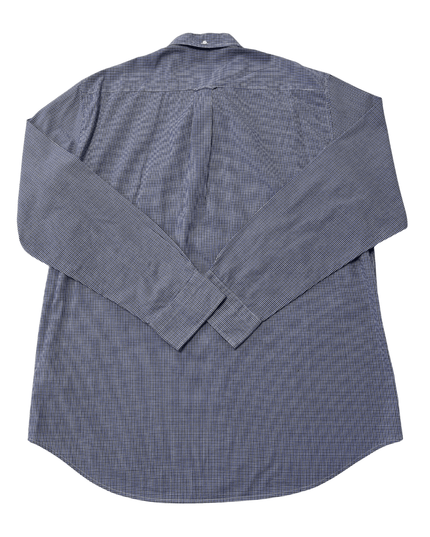 GANT Navy Checkered Button-Down Shirt