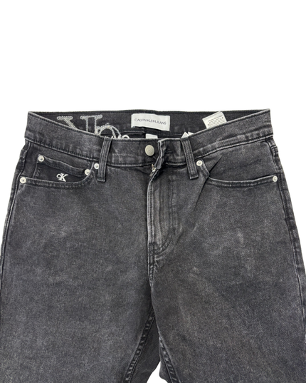 Calvin Klein Jeans Black Washed Denim Shorts - M | Waist: 30"