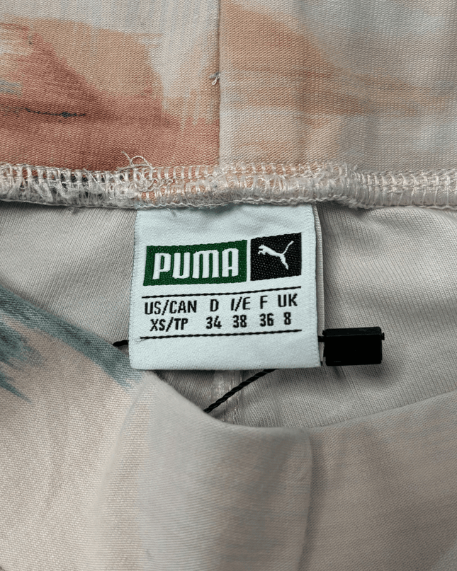 PUMA Women's Abstract Watercolor Print High Waist Athletic Leggings