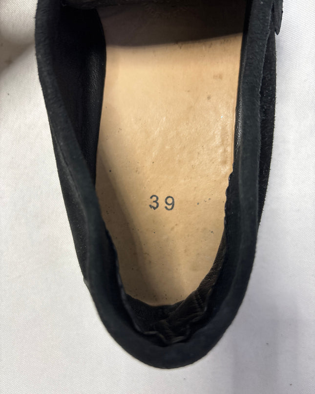 Loro Piana Black Summer Walk Charm Loafers