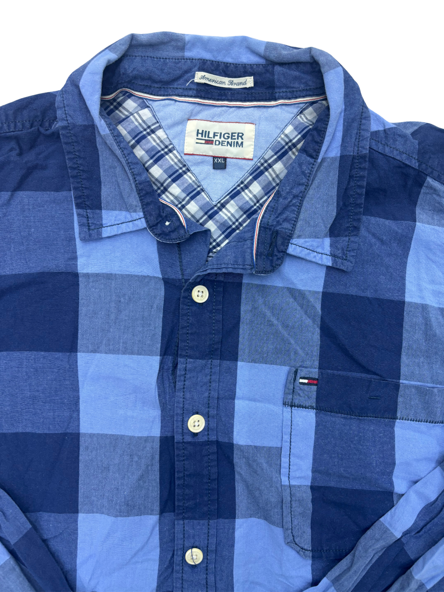 Tommy Hilfiger Blue Gingham Shirt - XL