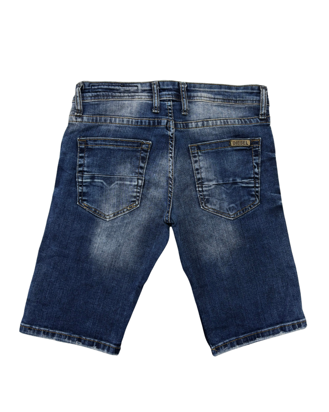 Diesel V-Denim Distressed Blue Jean Shorts - XS | Waist: 16"