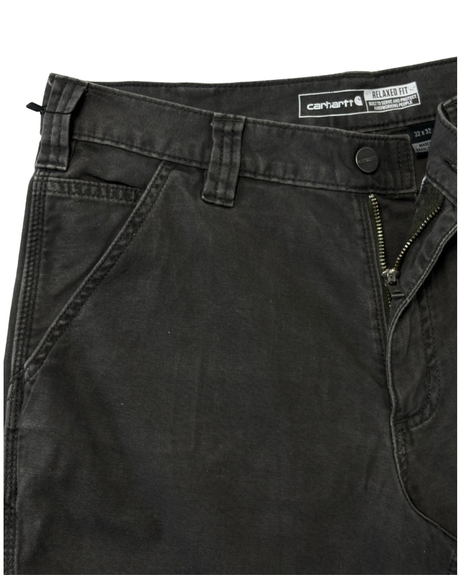Carhartt Dark Grey Relaxed Fit Rugged Utility Work Pants