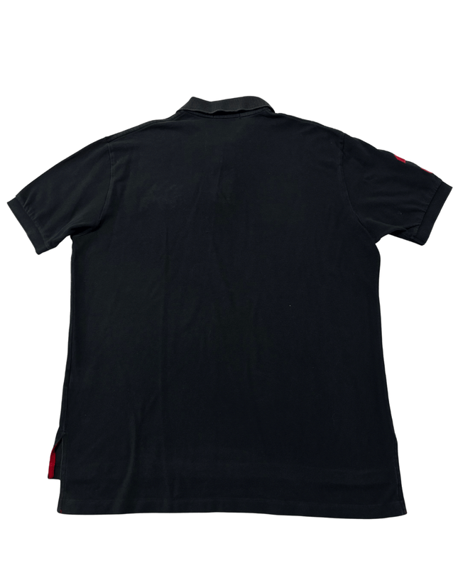 Ralph Lauren Triple Pony Black Polo Shirt
