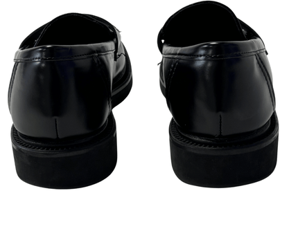 H&M Classic Faux Leather Penny Loafers | Black