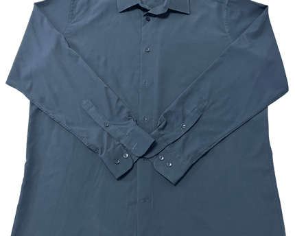 Scotch & Soda Modern Fit Dress Shirt Navy Blue Shirt