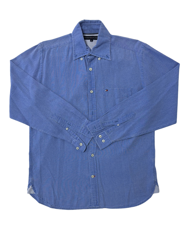 Tommy Hilfiger Classic Blue Oxford Button-Up Shirt