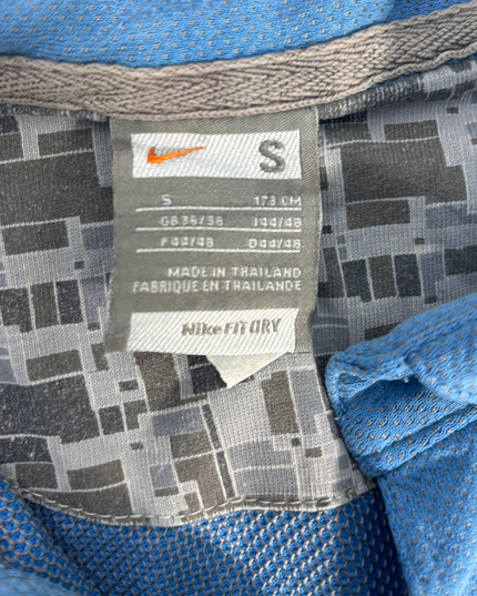 Nike Dri-FIT Golf Performance Blue Polo - S