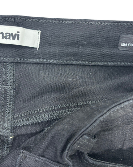 Mavi Molly Mid-Rise Bootcut Jeans - Black - L | Waist: 31"