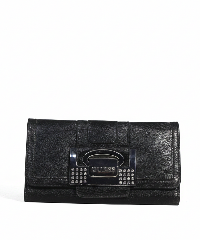 Guess Black Rhinestone Embellished Wallet