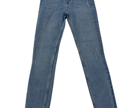 Zara Classic Skinny Fit Distressed Jeans