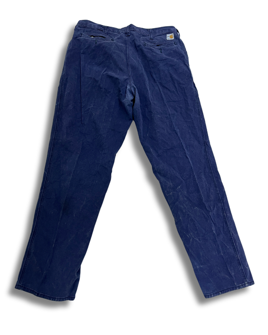 Carhartt Flame Resistant (FR) Vintage Navy Workwear Pants 36x34 - L