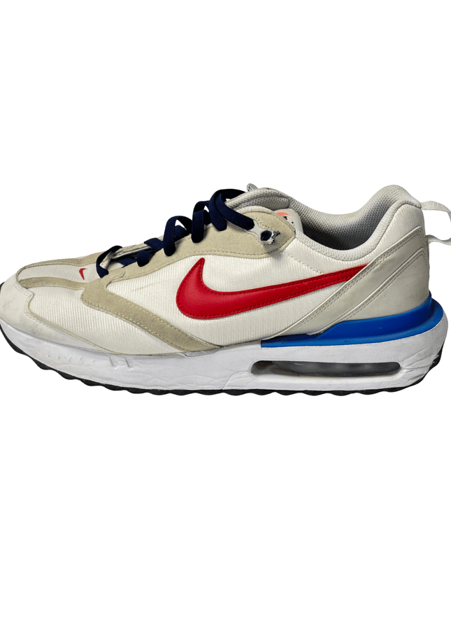 Nike Air Max DM0013-100 Sail Lifestyle Sneakers | White, Red & Blue | EU 45
