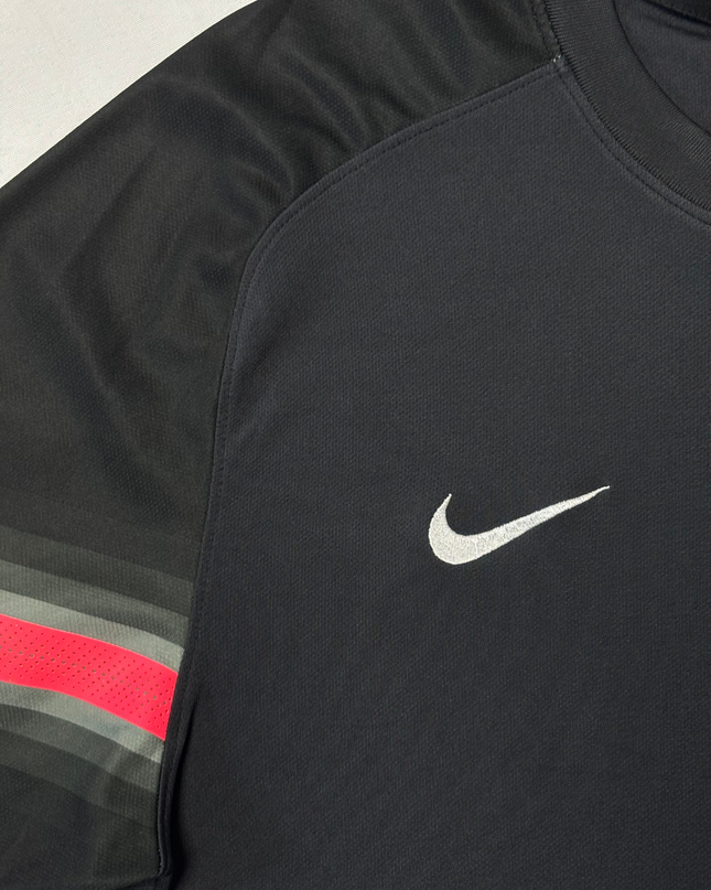 Nike Team Dri-FIT Authentic Training Black/Grey with Red Accents Shirt