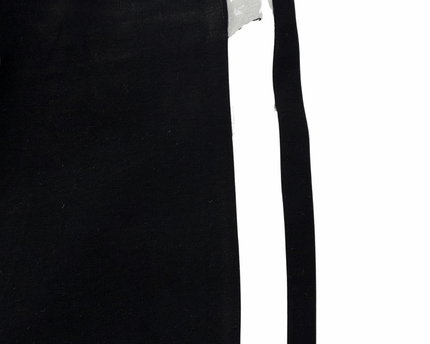 Zara Trafaluc Black with White Side Stripe Skinny Trousers