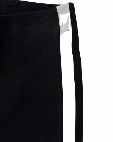 Zara Trafaluc Black with White Side Stripe Skinny Trousers