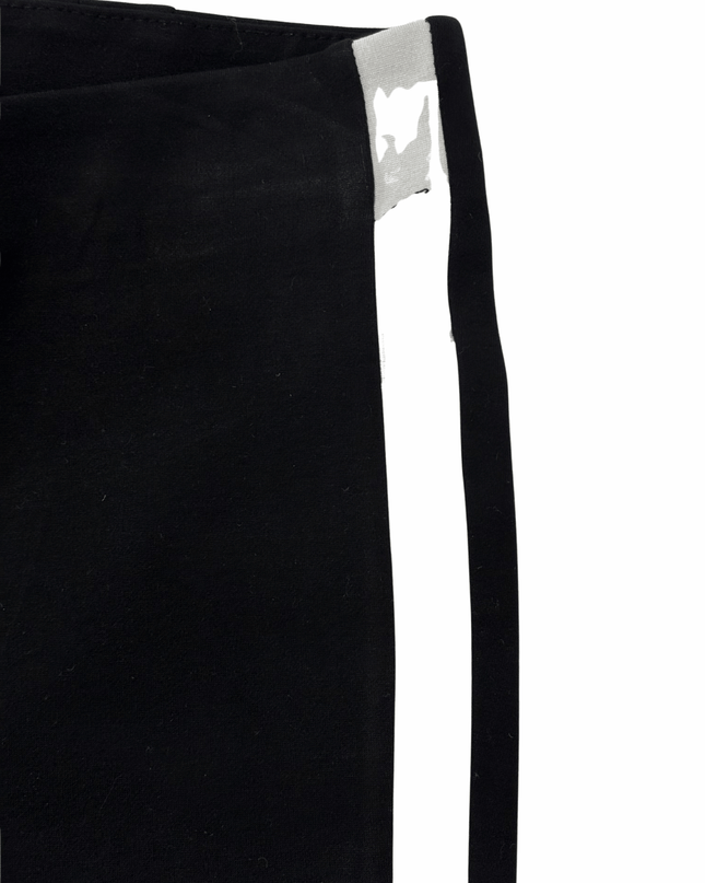 Zara Trafaluc Black with White Side Stripe Skinny Trousers