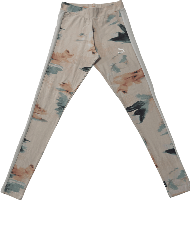 PUMA Women's Abstract Watercolor Print High Waist Athletic Leggings