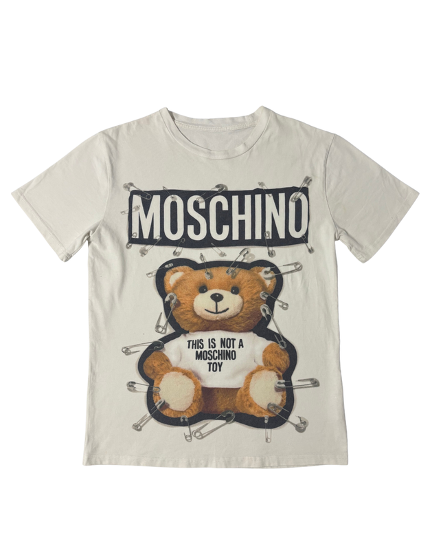 COLLECTIBLE Moschino Teddy Bear “This Is Not A Moschino Toy” Graphic T-Shirt - M