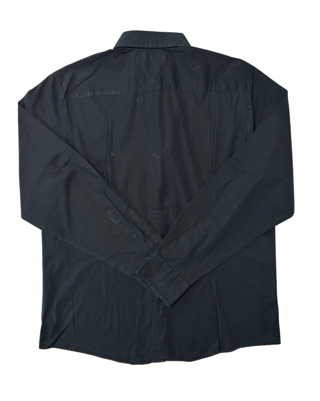 Tommy Hilfiger Classic Black Button-Down Shirt - L