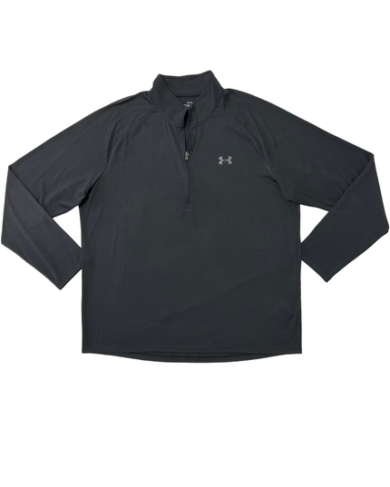 Under Armour Loose Fit Black Quarter-Zip Training Pullover