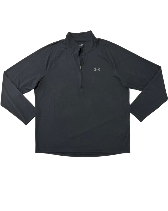 Under Armour Loose Fit Black Quarter-Zip Training Pullover