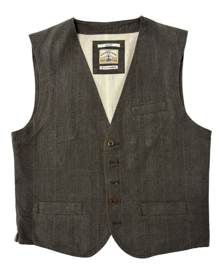 White Stuff Gentlemen’s Relish Brown Pinstripe Slim Fit Waistcoat