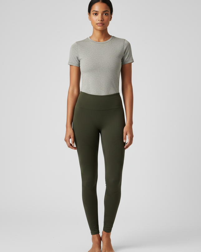 Lululemon Olive Green Reveal Tight Precision High-Rise Leggings