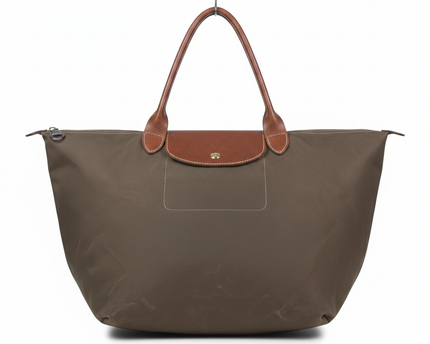 Longchamp Brown Le Pliage Large Tote Bag