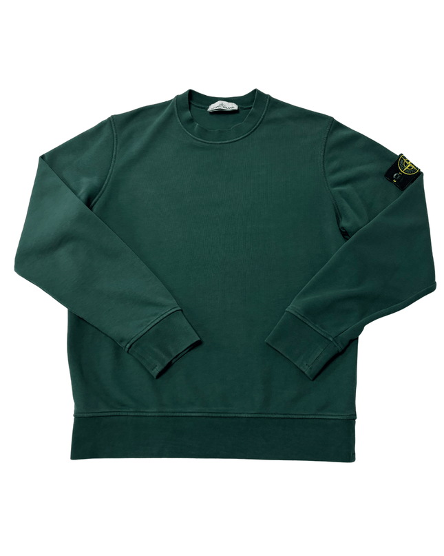 Stone Island Dark Green Crewneck Sweatshirt