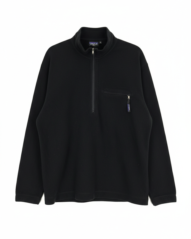 Patagonia Black 1/4 Zip Fleece Sweater