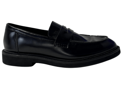 H&M Classic Faux Leather Penny Loafers | Black